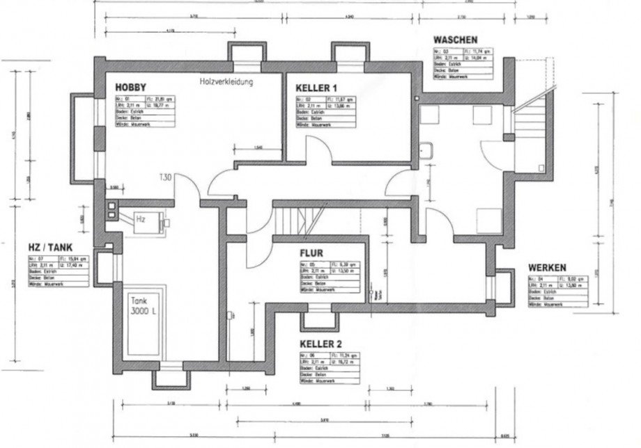 Keller Einfamilienhaus Grevenbroich