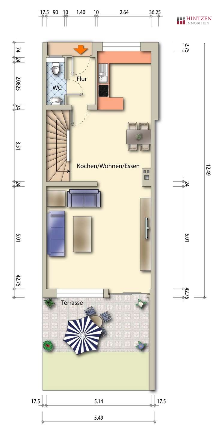 Erdgeschoss Einfamilienhaus Grevenbroich