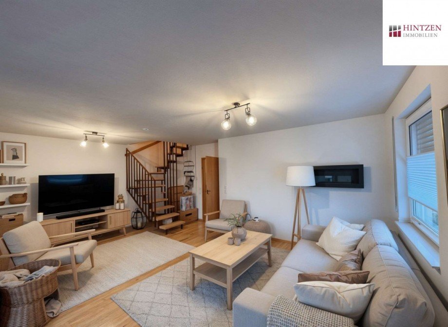 Wohnzimmer Maisonettewohnung Grevenbroich