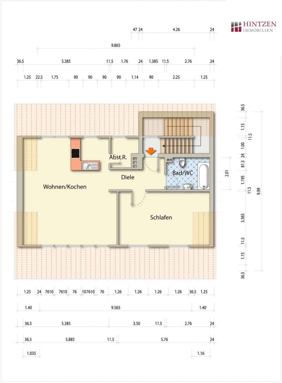 Wohnung DG Mehrfamilienhaus Grevenbroich
