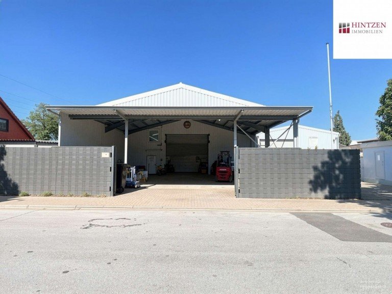 Au�enansicht Grevenbroich - Grevenbroich - Gewerbegebiet Ost Halle Modernisierte Gewerbehalle in zentraler Lage - ideal f�r Ihr Unternehmen