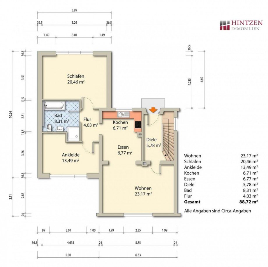 Grundriss EG Einfamilienhaus Grevenbroich