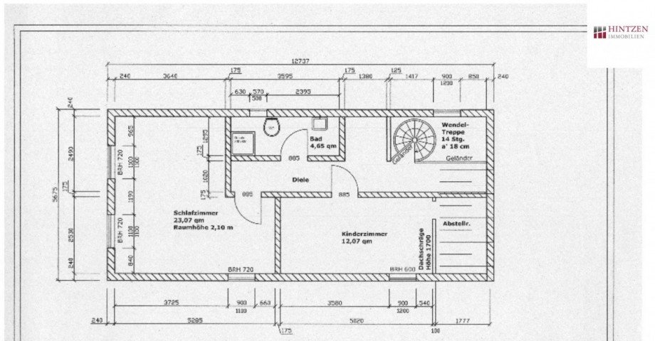 Grundriss OG Einfamilienhaus Grevenbroich