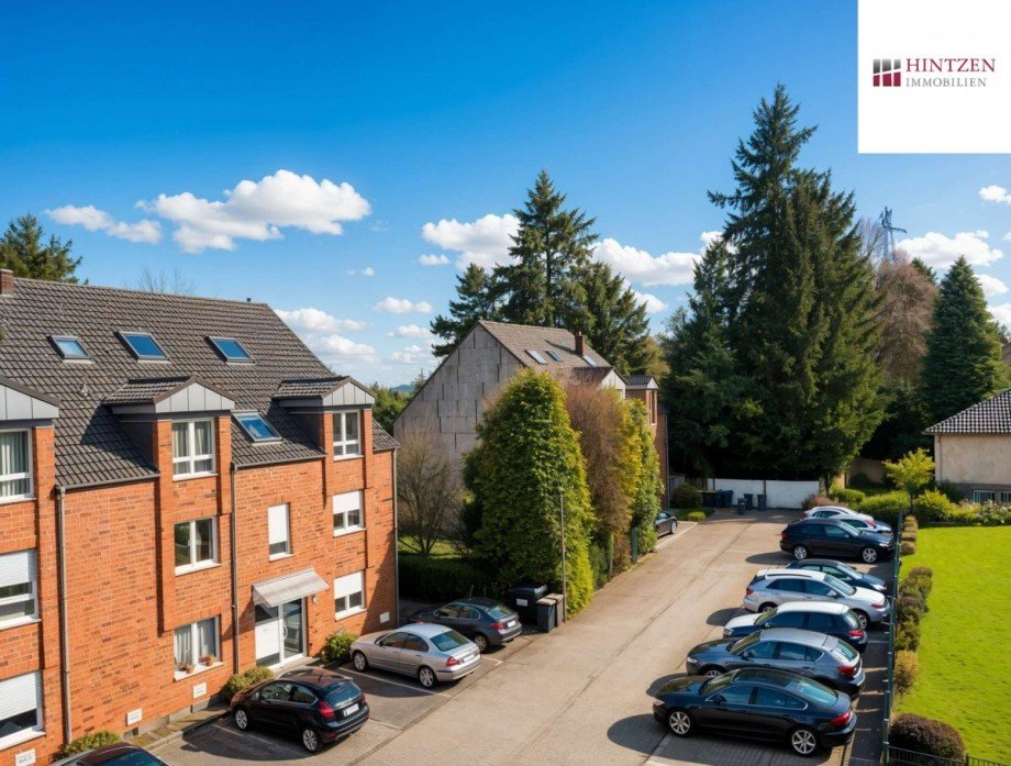 Aussicht Balkon Maisonettewohnung Grevenbroich