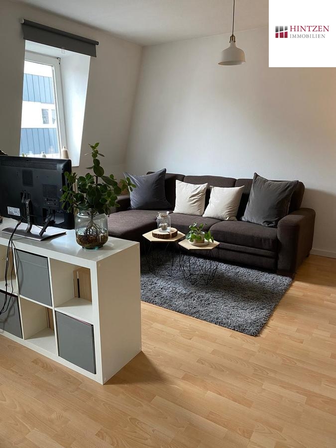 Wohnzimmer Grevenbroich - Stadtmitte Etagenwohnung Single Wohnung in der City von Grevenbroich.