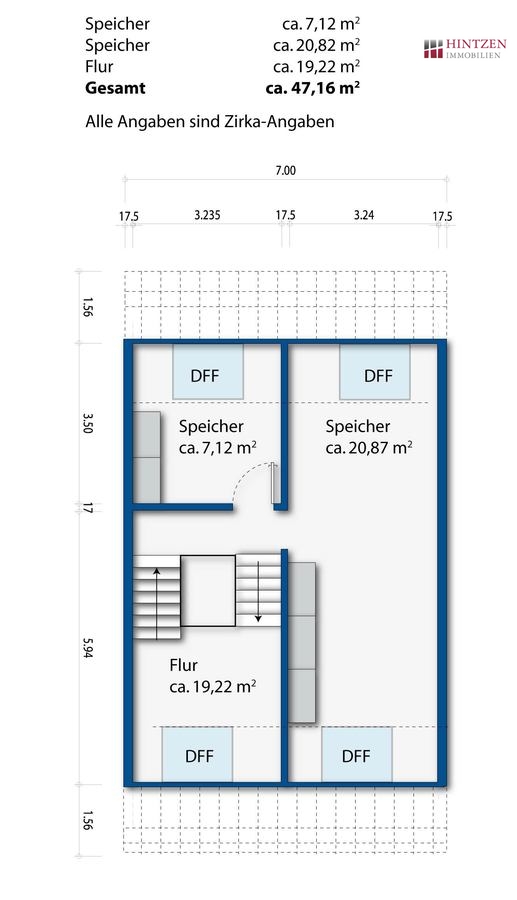 Grundriss Dachgeschoss Reihenmittelhaus Grevenbroich
